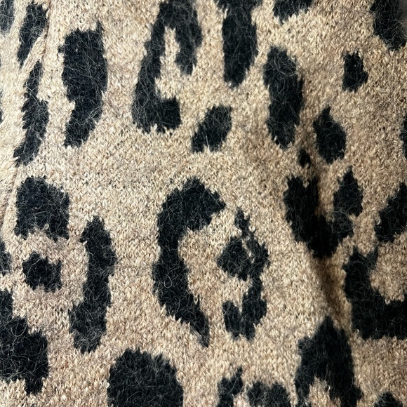 Rachel Zoe Leopard cardigan/coat - Picture 4 of 10